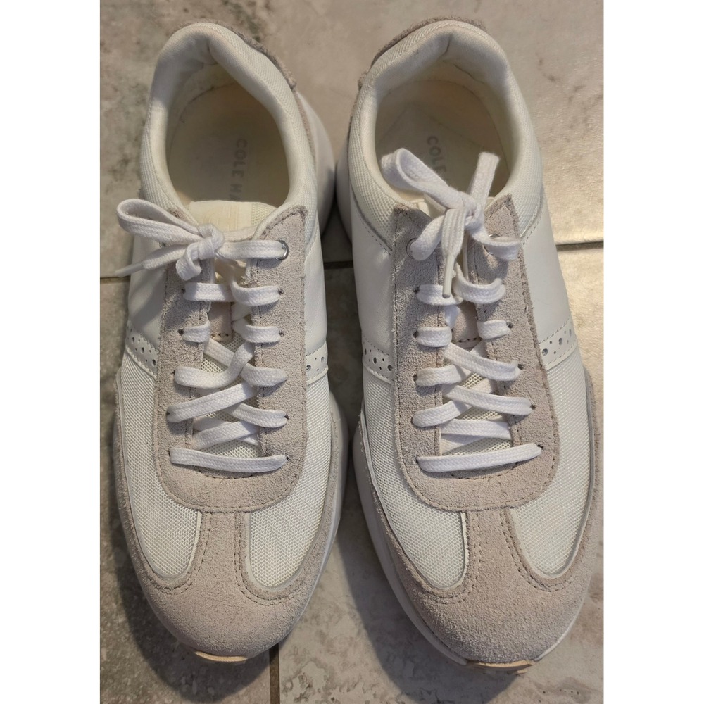 Cole Haan Grand Crosscourt Meadow Runner Optic White/Ivory Womens 8.5B